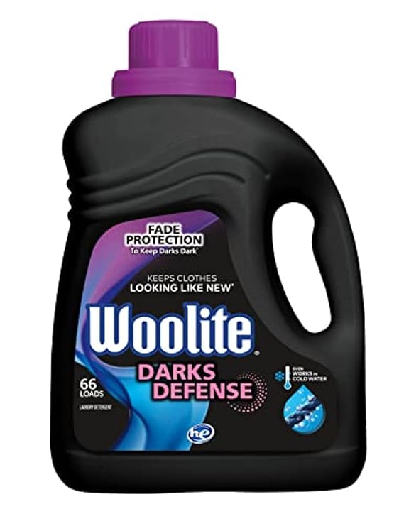 Woolite Darks Defense Liquid Laundry Detergent 66 Loads, Moonlight Breeze Scent, 100 Fl Oz