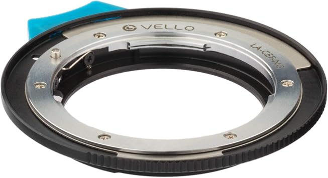 محول عدسة Vello مع فتحة متوافقة مع عدسة التحكم Nikon F-Mount G إلى كاميرا Canon EF / EF-S-Mount