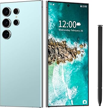 هاتف خلوي Fadnou I23 Ultra مفتوح،قلم مدمج،بطارية هاتف ذكي 6800 مللي أمبير 6.8 شاشة عالية الدقة للهواتف المفتوحة،6256 جيجابايت Android13 مع بطاقة ذاكرة 128 جيجابايت، قفل بصمة الإصبع للوجه، GPS سماوي