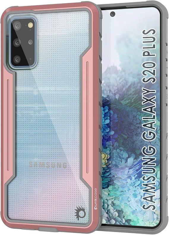 Punkcase Galaxy S20 Plus Case [ سلسلة الشبح المتصلب ] غطاء متعدد الطبقات من الدرجة العسكرية الواقية W / إطار من الألومنيوم [ مسح الظهر ] الحماية القصوى من السقوط لـ S20 Plus ( 6.7 ") 2020 ( R
