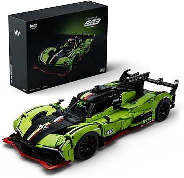 مجموعة بناء نموذج سيارة Nifeliz S63 Hypercar، سيارة سباق قابلة للتجميع بمقياس 18 للبالغين، بناء وعرض نموذج سيارة سباق للديكور المنزلي أو المكتبي، هدية لمحبي رياضة السيارات 3699 قطعة، NF10283