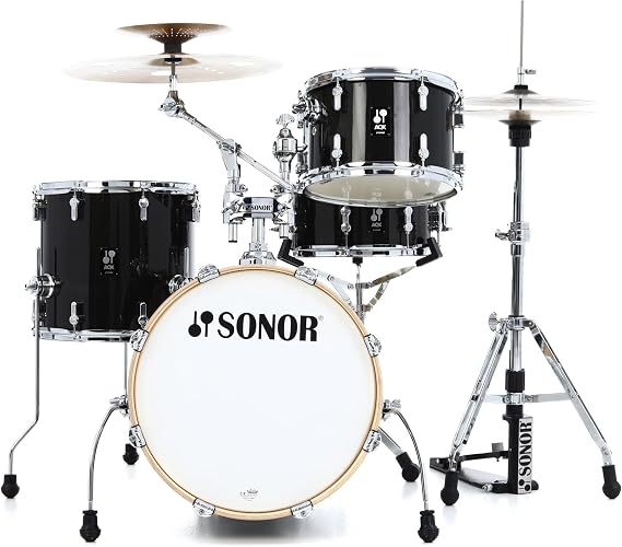 Sonor AQX Jazz 4 قطع شل - أسود منتصف الليل البريق