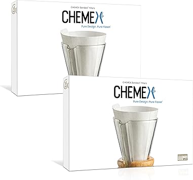 فلتر Chemex المستعبدين - نصف القمر - 100 قيراط - 2 عبوة - تغليف حصري   