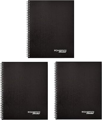 مخطط اجتماعات كامبريدج المحدود ، الجانب الجانبي ، 11 × 8 14 ، 80 ورقة ، تباع على أنها 3 Pack 06132