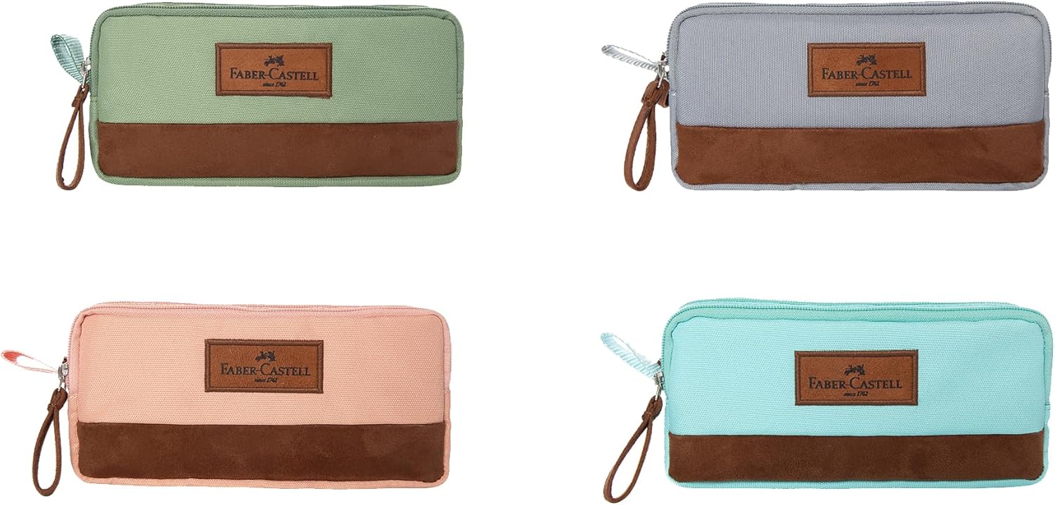 FABER-CASTELL Pastel Pencil Bag Double Eyes