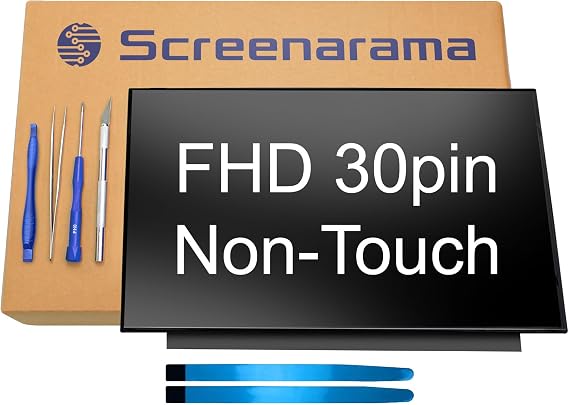 SCREENARAMA Screen Replacement for MSI GF63 Thin 10SC 10SCS 10SCXR MS-16R5 | 30pin 60Hz Matte FHD IPS 1920x1080 LCD LED Display with Tools and Tape