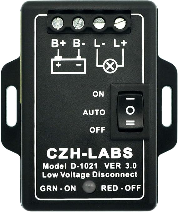 OONO 18V/ 30Amp LVD Low Voltage Disconnect Module.