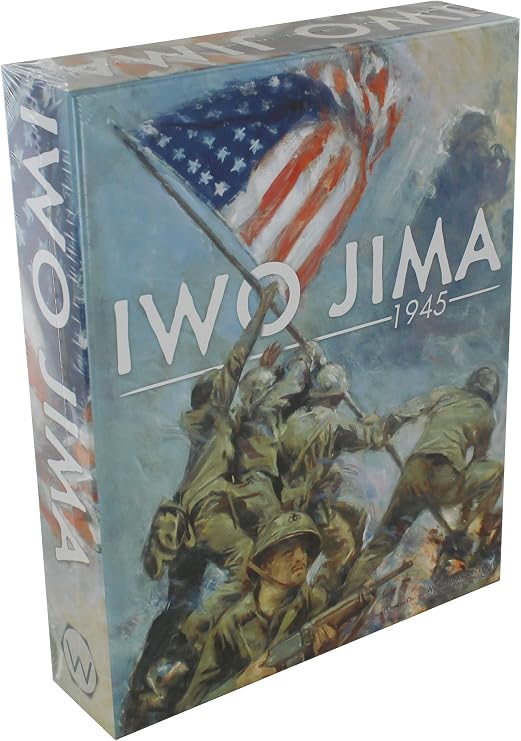 Worthington Games Iwo Jima 1945، لعبة لوحية لمعركة المحيط الهادئ في الحرب العالمية الثانية، للبالغين من سن 18 عامًا
