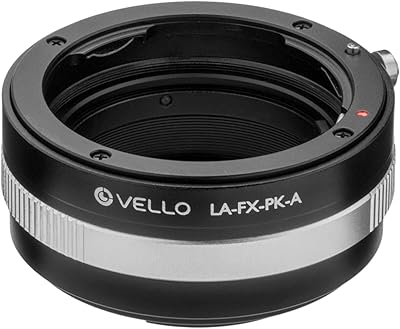 محول عدسة Vello مع التحكم في الفتحة متوافق مع عدسة Pentax K إلى كاميرا Fujifilm X-Mount