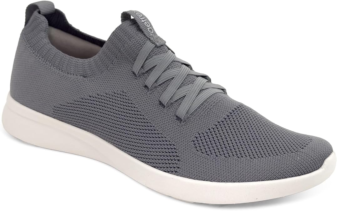 Aetrex Womens Jocelyn Orthopedic Knit Slip-On Sneakers Arch Support Walking Shoes Women with Removable Insole Women's Fashion Sneakers with Lightweight EVA Cushioning for All-Day Comfort