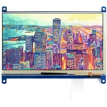 TUOPUONE 7inch Capacitive Touch TFT LCD (F) 1024x600 Resolution with Stand-Alone Touch Controller RGB Interface