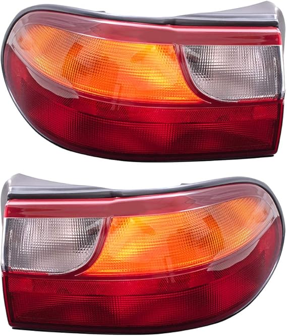 Brock Replacement Driver and Passenger Side Tail Light Assemblies with Circuit Board Quarter Mounted Compatible with 15894727 15894726