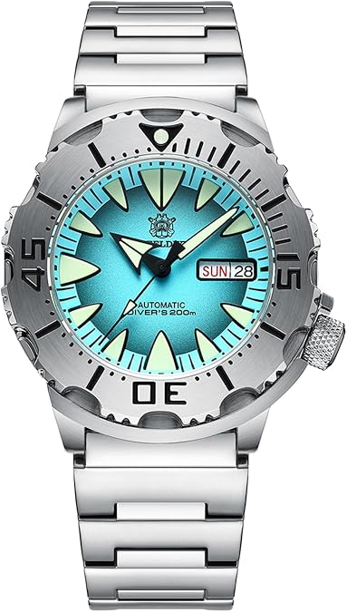 Steeldive SD1984، Monster، Blue، NH36، Sapphire، Lume، 200m Diver، Diving، BNIB