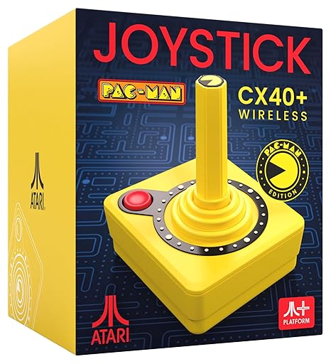 عصا التحكم اللاسلكية Pac-Man Atari CX40+ - إصدار Pac-Man - أصفر