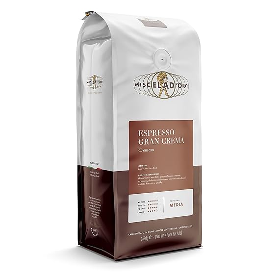 Miscela D'Oro Gran Crema Espresso Beans - 2.2 رطل