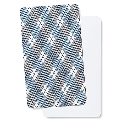 Blank Tarot Cards: 80 DIY Customizable Cards for Creating Your Own Tarot, Oracle, Flash Cards, or Game Deck Durable Card Stock with Classic Plaid Backs for Artists, Educators, and Creators