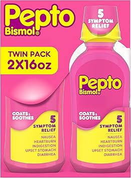 سائل القوة العادية Pepto-Bismol - إجمالي 32 أونصة 16 أونصة × 2