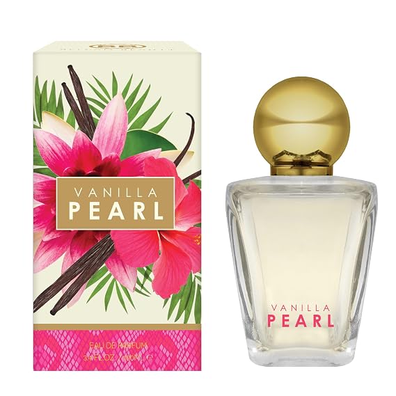عطر فانيلا بيرل النسائي، 3.4 أونصة، كمثرى، خشب الصندل، فانيليا - صنع في الولايات المتحدة الأمريكية