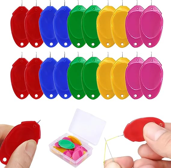 Sewing Machine Needle Threader, 2024 Needle Threader for Hand Sewing, Automatic Threading Aid Needle Threader Tool, Embroidery Simple Needle Threader, Needle Threader Great for Needle Work (50PCS)
