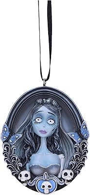 Nemesis Now Corpse Bride Emily Hanging Ornament 8.5 سم، راتينج، أزرق شاحب، بضائع عروس جثة مرخصة رسميًا، تصميم تفصيلي، مصبوب في أفضل راتينج، مطلي يدويًا بخبرة