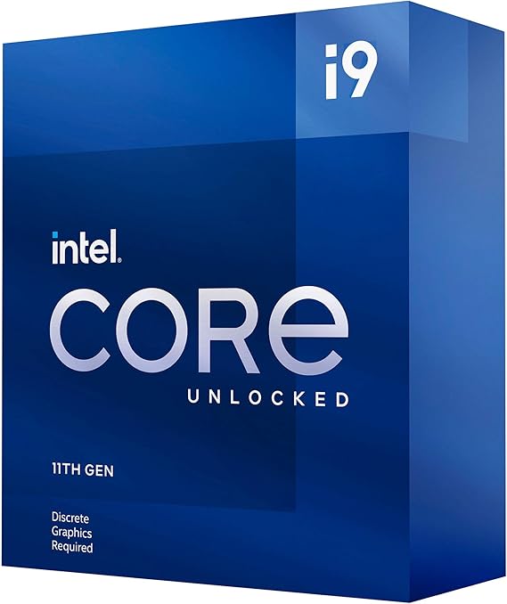 Intel CoreTM i9-11900KF Desktop Processor 8 نوى تصل إلى 5.3 جيجا هرتز LGA1200 غير المقفل (Intel 500 Series & Select 400 Series Chipset) 125W