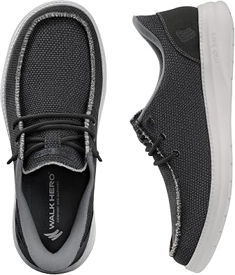 Slip On Shoes for Men with Arch Support, Lightweight Mens Slip On Shoes, Breathable Mens Casual Shoes, Orthopedic Mens Loafers with Non Slip Sole