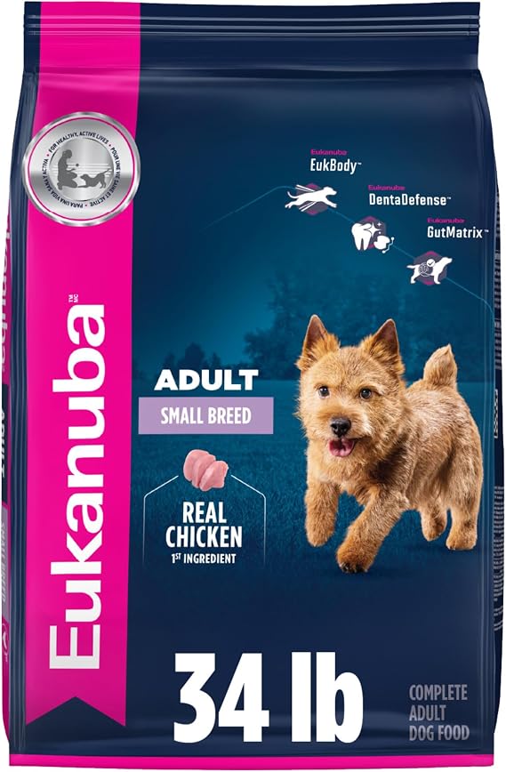 Eukanuba Adult Small Breed Dry Dog Food, 34 lb Bag