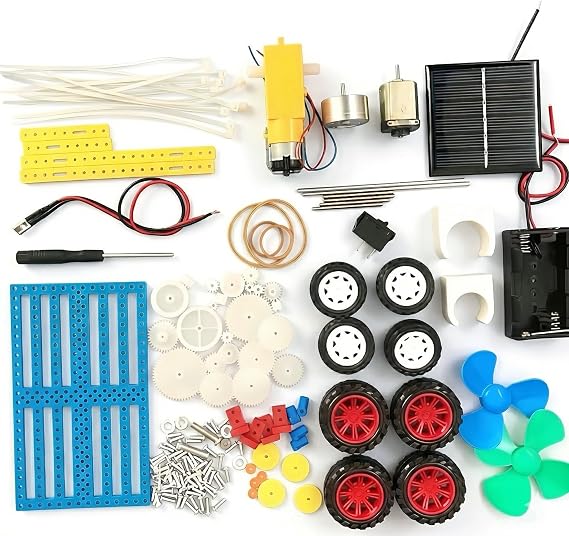STEM Kits and STEM Toys for Kids Ages 8-14, Build 7 Models (One at a Time), Solar and Motor Science Kit, Engineering Building Kit, Solar Car Building Kit, Educational Gifts for Boys and Girls