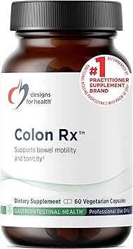 تصاميم القولون الصحي Rx - هيدروكسيد المغنيسيوم + Triphala لدعم حركة الأمعاء في أولئك الذين يعانون من الإمساك العرضي - المكملات العشبية غير المعدلة وراثيًا 60 كبسولة