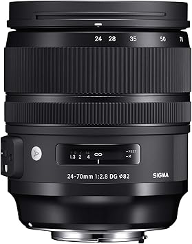 Sigma 24-70mm f2.8 DG OS HSM Art Lens for Canon,Black