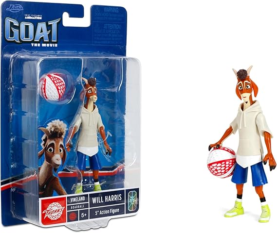 Jada Goat Will Harris (Casual Version) Action Figure 5 Scale Collectible with Roarball Accessory 4.5 Figure Toys