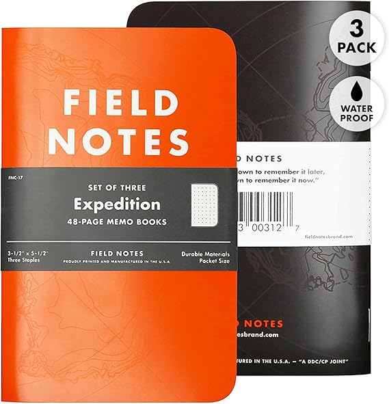 ملاحظات الحقل | Expedition Edition 3-Pack | دفتر ملاحظات مقاوم للماء
