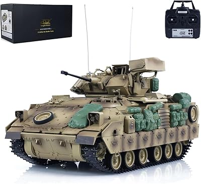 TOUCAN RC HOBBY US in Stock Tongde 116 RC Tanks M2A2 Bradley Infrared Barrel Recoil Electric Toy Model No BB Shooting Function