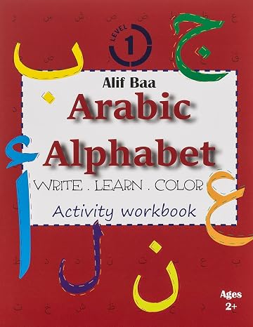 ألف با العربية الأبجدية اكتب تعلم ونشاط النشاط: تعلم كيفية كتابة الحروف العربية من عفيف إلى يا - اقرأ وتتبع للأطفال الذين تتراوح أعمارهم بين 2+ (كتب الأبجدية العربية)