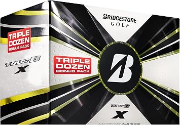 Bridgestone Golf 2022 Tour B X Trifecta 3 Dozen Pack Golf Balls