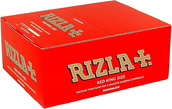 Rizla Red King حجم الورق من 50 كتابًا