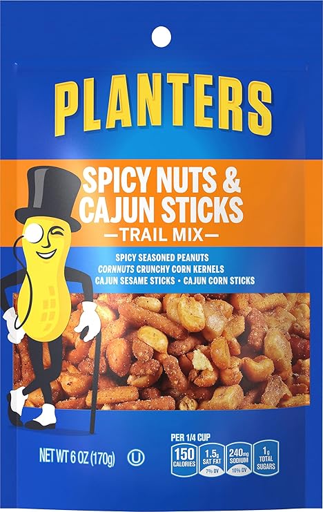 مزارعي المكسرات الحارة & أمبير ؛ Cajun Sticks Trail Mix 6 Oz