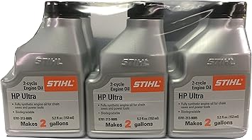 STIHL 0781 313 8007 5.2 أوقية عالية الأداء فائقة 2 زيت محرك الدورة ، 6 Pack