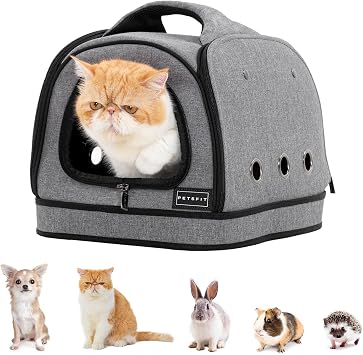 بيتس فيت الكلب سفر قفص تصميم صغير ، بيت الكلب الصغير على الوجهين & أمبير ؛ Cat Kennel ، مناسب للسفر المعتمد ، التخييم ، الاستخدام في الهواء الطلق