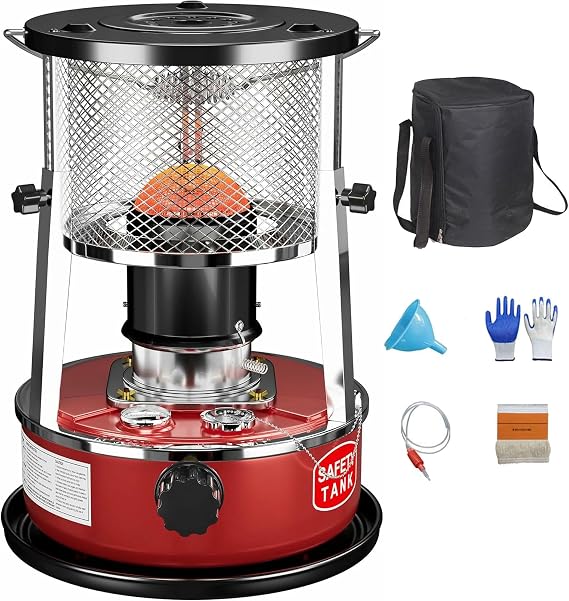 Portable Kerosene Heater, Kerosene Heater for Indoor Use, Height Adjustable Kerosen Stove, Indoor Heate Non Electric Suitable for outdoor camping
