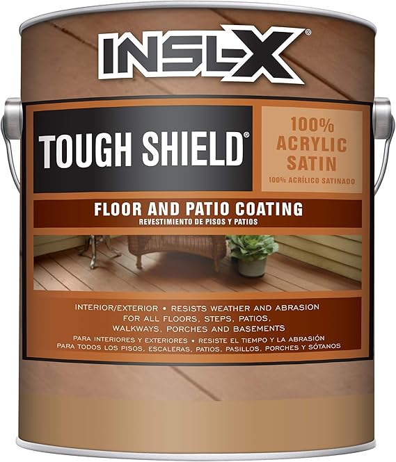 INSL-X Tough Shield Floor and Patio Paint، Gray Pear، 1 Gallon