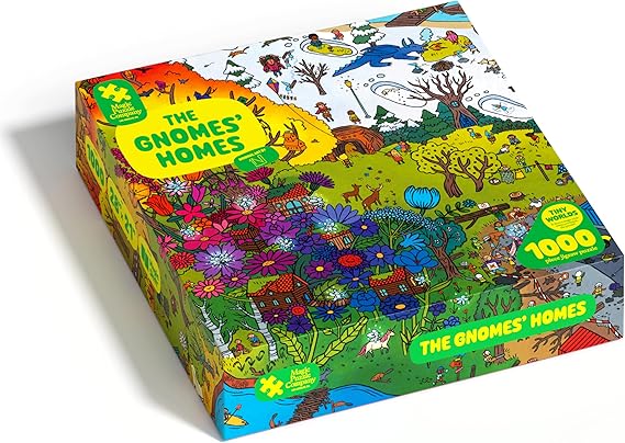 أحجية الصور المقطوعة المكونة من 1000 قطعة من The Gnomes Homes من سلسلة The Magic Puzzle Company الثالثة