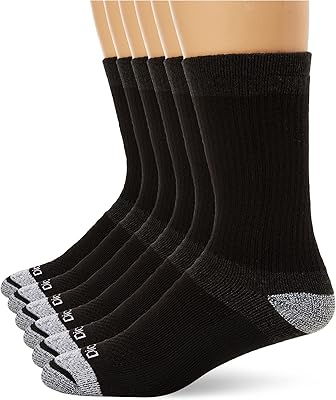 Dickies Mens Dri-tech Moisture Control Crew Socks Multipack