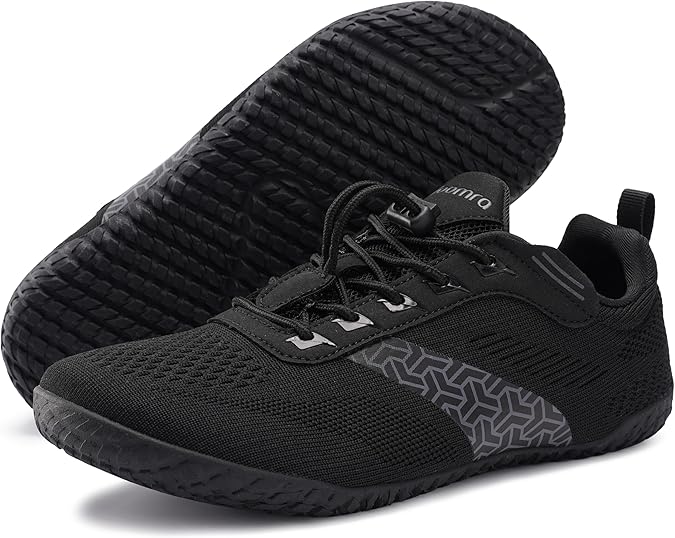 Joomra Women's Wide Toe Box Barefoot Trail Running Shoes | Zero Drop Minimalist Sneakers | Durable Grippy Rubber Outsole