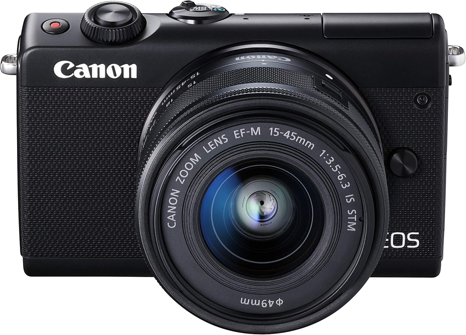Refurbished Canon EOS M100 EF-M15-45 IS STM Lens Kit Black EOSM100BK1545ISSTMLK Renewed