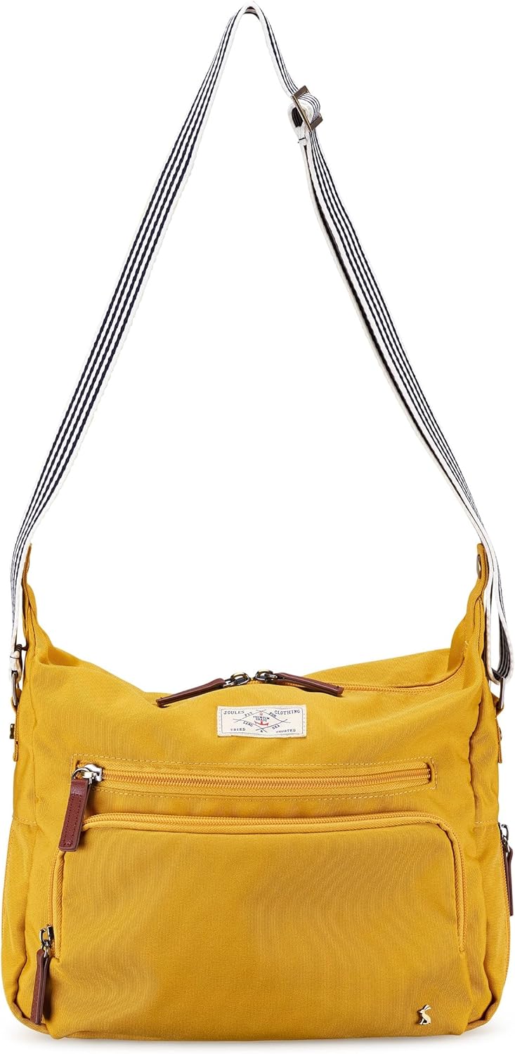 Joules Coast Collection Unisex Crossbody Bag with Adjustable Straps, Expandable Softside Tote, Shoulder Bags
