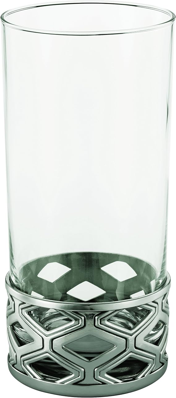 Royal Selangor Diamond High Ball Glass، Pewter