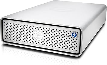 G-Technology 4TB G-DRIVE مع Thunderbolt 3 و USB-C Desktop الخارجي الصلب ، فضي - 0G05363- 1