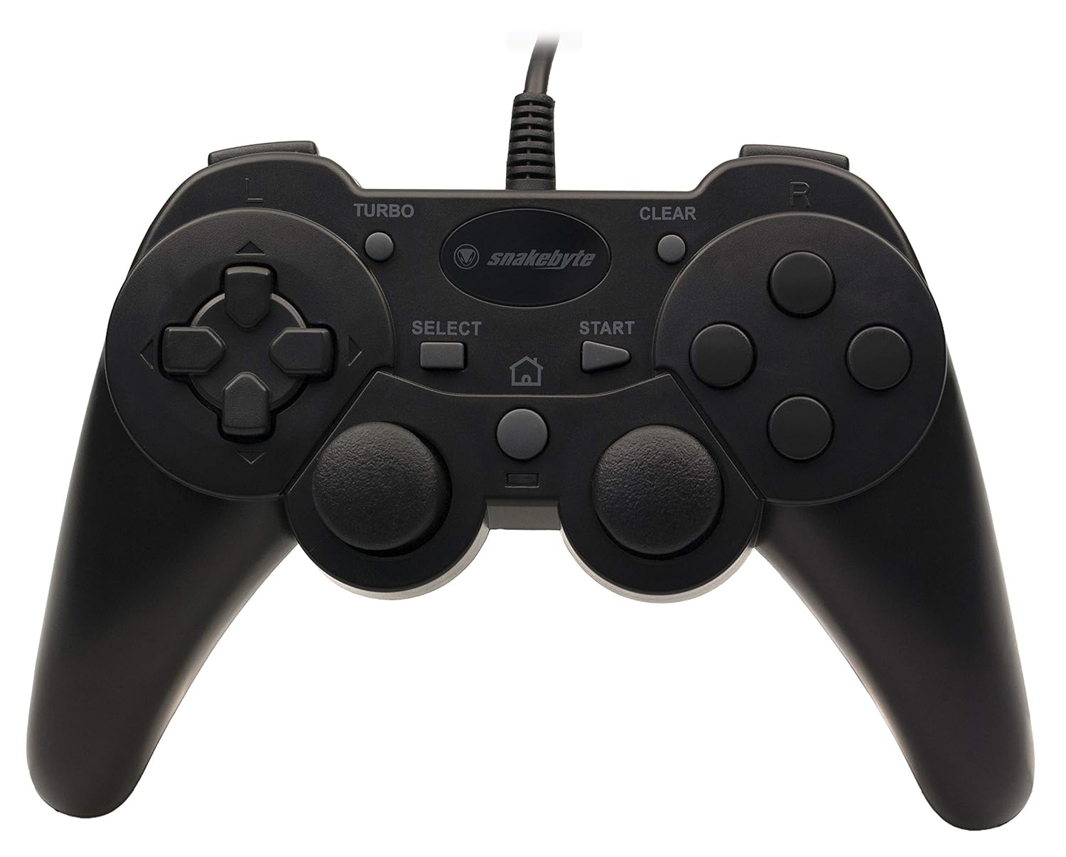 Snakebyte PS3 Wired Controller - لوحة ألعاب تتضمن الاهتزاز وميزة Turbo - طول الكابل: 2 م - أسود - PlayStation 3
