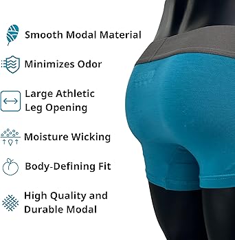 Real Men Bulge Enhancing Pouch Underwear for Men 1, 3 and 6 Pack Set - Modal Boxer Briefs ABCD Pouch